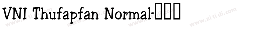 VNI Thufapfan Normal字体转换